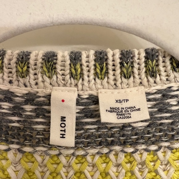 Moth by Anthropologie Knit Cardigan, Women’s Size XS - Picture 7 of 9